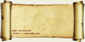 Anica Ćosić vizit kartica